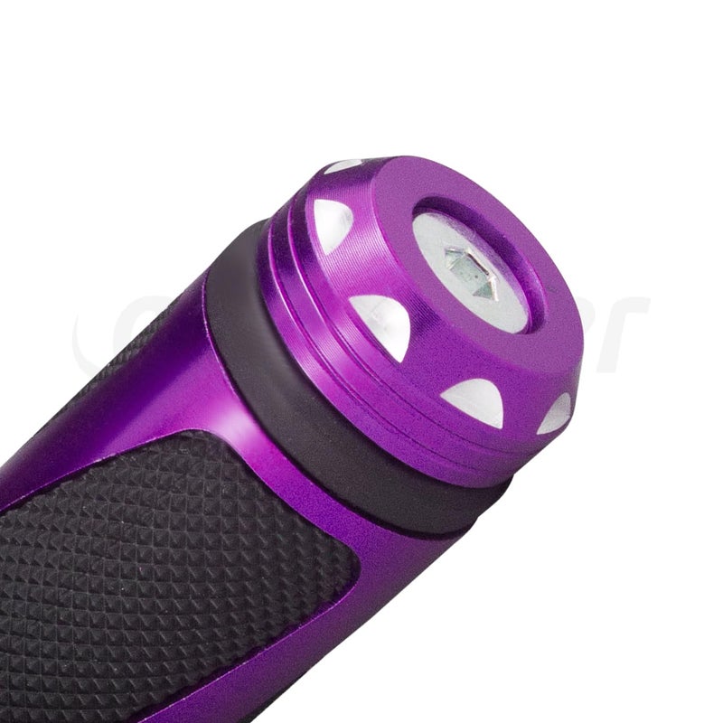 amavoler Universal Motorcycle Handlebar Grips Fits for Motorcycles with 7/8"" Left Grip and 1"" Right (Purple) - Image 5